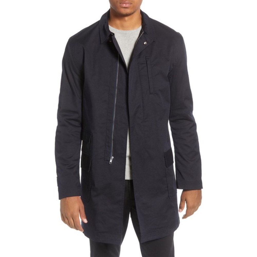 BLDWN Decker Regular Fit Water Repellent Jacket Very Dark Navy